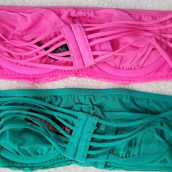 Bundle Of 3 Victoria Secrets Bandeau Bra Top - Picture 4 of 8
